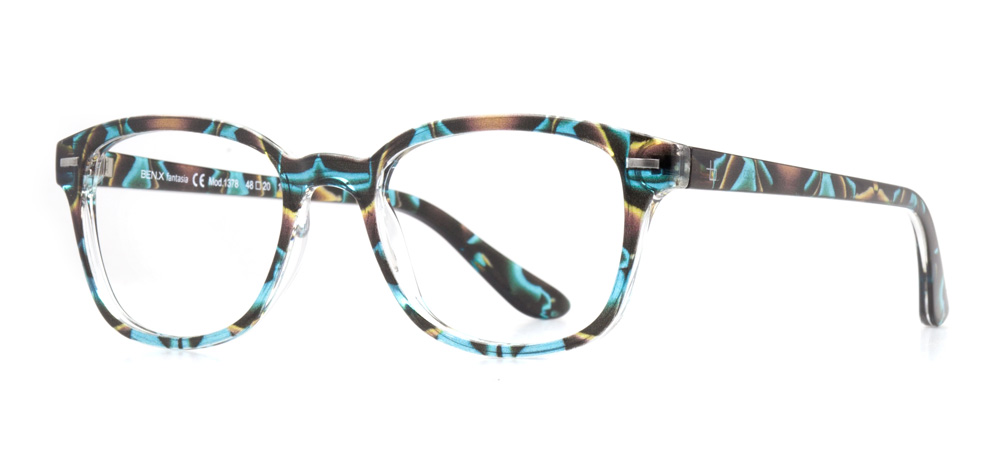 BENX FANTASIA Eyeglasses Teenage Woman Rectangular Full-Rimmed Grilamid (TR90) Unfiltered BXFNTS 1378-C.23